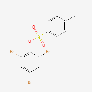 molecular formula C13H9Br3O3S B11708677 (2,4,6-Tribromophenyl) 4-methylbenzenesulfonate CAS No. 2437-48-1