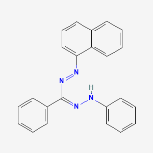 molecular formula C23H18N4 B11708696 Tetrazolium Violet Formazan 