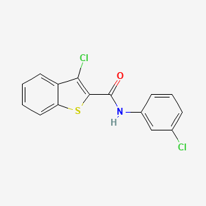 3-chloro-N-(3-chlorophenyl)-1-benzothiophene-2-carboxamide