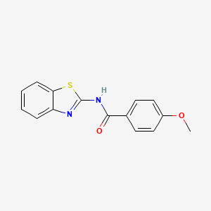 molecular formula C15H12N2O2S B11708730 N-(1,3-benzothiazol-2-yl)-4-methoxybenzamide CAS No. 35353-19-6