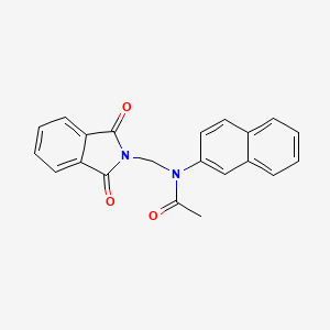 N-[(1,3-dioxo-1,3-dihydro-2H-isoindol-2-yl)methyl]-N-(naphthalen-2-yl)acetamide