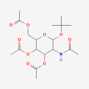 Tert-butyl 2-acetamido-3,4,6-tri-O-acetyl-2-deoxy-beta-D-glucopyranoside