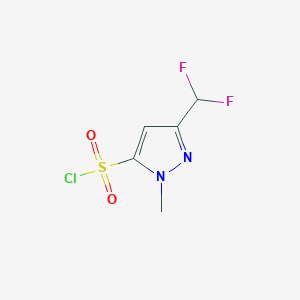 3-(difluoromethyl)-1-methyl-1H-pyrazole-5-sulfonyl chloride