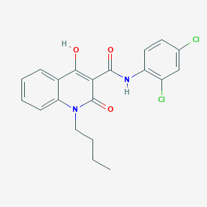 1-butyl-N-(2,4-dichlorophenyl)-4-hydroxy-2-oxo-1,2-dihydroquinoline-3-carboxamide