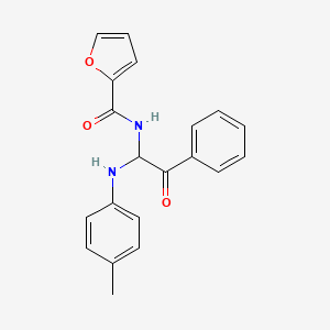 N-{1-[(4-methylphenyl)amino]-2-oxo-2-phenylethyl}furan-2-carboxamide