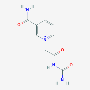 3-Carbamoyl-1-[2-(carbamoylamino)-2-oxoethyl]pyridinium