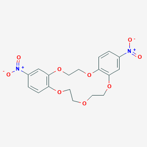 2,13-Dinitro-6,7,9,10,17,18-hexahydrodibenzo[b,h][1,4,7,10,13]pentaoxacyclopentadecine