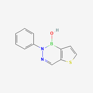 molecular formula C11H9BN2OS B11708941 2-Phenylthieno[3,2-d][1,2,3]diazaborinin-1(2H)-ol 