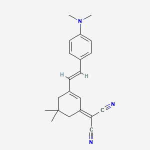 2-(3-(4-(Dimethylamino)styryl)-5,5-dimethylcyclohex-2-en-1-ylidene)malononitrile