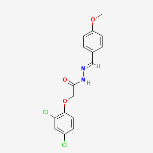 2-(2,4-dichlorophenoxy)-N'-(4-methoxybenzylidene)acetohydrazide