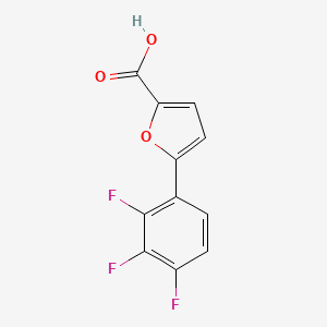 molecular formula C11H5F3O3 B1170900 5-(2,3,4-Trifluorophenyl)furan-2-carboxylic acid 