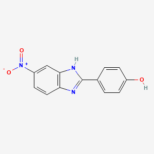 Phenol, 4-(5-nitro-1H-benzimidazol-2-yl)-