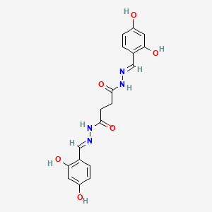 N'1,N'4-bis(2,4-dihydroxybenzylidene)succinohydrazide