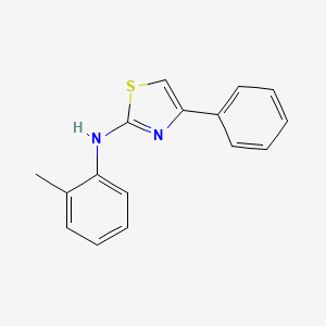 N-(2-methylphenyl)-4-phenyl-1,3-thiazol-2-amine