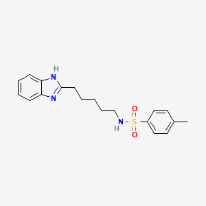 N-[5-(1H-benzimidazol-2-yl)pentyl]-4-methylbenzenesulfonamide