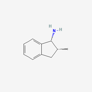 molecular formula C10H13N B1170914 (1R,2R)-2-Methyl-2,3-dihydro-1H-inden-1-amine CAS No. 168903-04-6