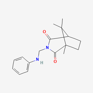 1,8,8-Trimethyl-3-[(phenylamino)methyl]-3-azabicyclo[3.2.1]octane-2,4-dione