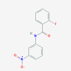 molecular formula C13H9FN2O3 B11709151 2-fluoro-N-(3-nitrophenyl)benzamide CAS No. 198879-94-6