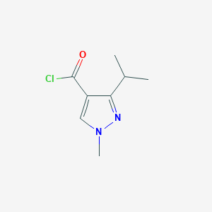 1-methyl-3-(propan-2-yl)-1H-pyrazole-4-carbonyl chloride