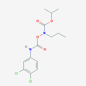 Isopropyl {[(3,4-dichlorophenyl)amino]carbonyl}oxy(propyl)carbamate