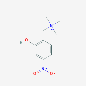 molecular formula C10H15N2O3+ B11709233 (2-hydroxy-4-nitrophenyl)-N,N,N-trimethylmethanaminium 