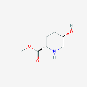 molecular formula C7H13NO3 B1170925 (2S,5S)-Methyl 5-hydroxypiperidine-2-carboxylate CAS No. 189952-46-3