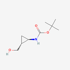 molecular formula C9H17NO3 B1170927 Tert-butyl trans-(2-hydroxymethyl)cyclopropylcarbamate CAS No. 177472-54-7