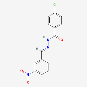 4-chloro-N'-(3-nitrobenzylidene)benzohydrazide