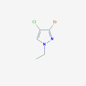 3-Bromo-4-chloro-1-ethyl-1H-pyrazole