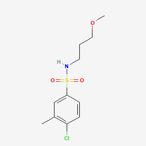 molecular formula C11H16ClNO3S B1170941 4-chloro-N-(3-methoxypropyl)-3-methylbenzenesulfonamide 