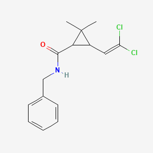 N-benzyl-3-(2,2-dichloroethenyl)-2,2-dimethylcyclopropane-1-carboxamide