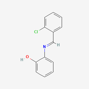 2-[(2-Chlorophenyl)methylideneamino]phenol