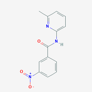 molecular formula C13H11N3O3 B11709510 Benzamide, N-(6-methyl-2-pyridinyl)-3-nitro- CAS No. 92573-10-9