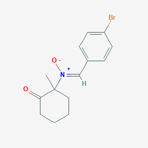 2-[(Z)-(4-bromobenzylidene)(oxido)-lambda~5~-azanyl]-2-methylcyclohexanone