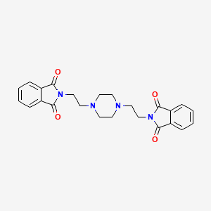 2,2'-(piperazine-1,4-diyldiethane-2,1-diyl)bis(1H-isoindole-1,3(2H)-dione)