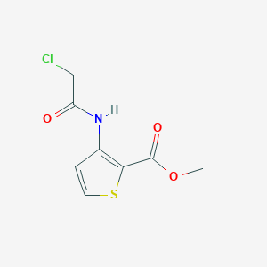 molecular formula C8H8ClNO3S B117096 3-[(氯乙酰)氨基]噻吩-2-甲酸甲酯 CAS No. 146381-88-6