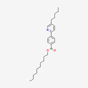 molecular formula C27H39NO2 B11709610 Decyl 4-(5-pentylpyridin-2-yl)benzoate 