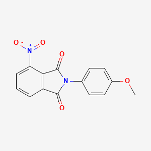 molecular formula C15H10N2O5 B11709623 2-(4-methoxyphenyl)-4-nitro-1H-isoindole-1,3(2H)-dione 