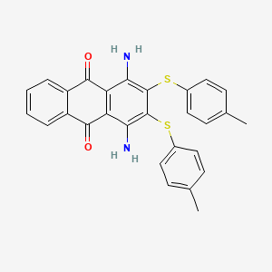 1,4-Diamino-2,3-bis[(4-methylphenyl)sulfanyl]anthracene-9,10-dione