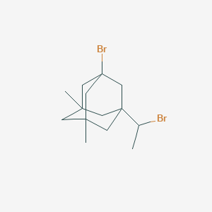 1-Bromo-3-(1-bromoethyl)-5,7-dimethyladamantane