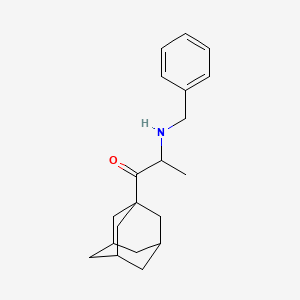 2-(Benzylamino)-1-(tricyclo[3.3.1.1~3,7~]dec-1-yl)propan-1-one