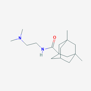 molecular formula C17H30N2O B11709734 N-[2-(dimethylamino)ethyl]-3,5-dimethyladamantane-1-carboxamide 