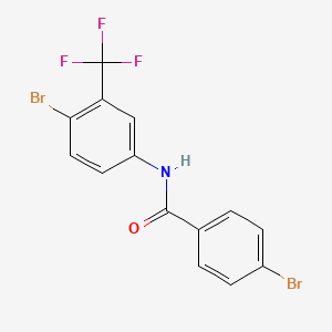 4-bromo-N-[4-bromo-3-(trifluoromethyl)phenyl]benzamide