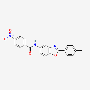 N-[2-(4-methylphenyl)-1,3-benzoxazol-5-yl]-4-nitrobenzamide