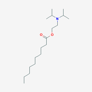 2-[Bis(1-methylethyl)amino]ethyl decanoate