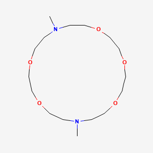 molecular formula C16H34N2O5 B11709778 10,19-Dimethyl-1,4,7,13,16-pentaoxa-10,19-diazacyclohenicosane 