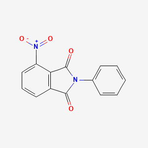 molecular formula C14H8N2O4 B11709780 1h-Isoindole-1,3(2h)-dione, 4-nitro-2-phenyl- CAS No. 19065-85-1