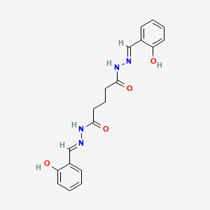 N'~1~,N'~5~-bis[(E)-(2-hydroxyphenyl)methylidene]pentanedihydrazide