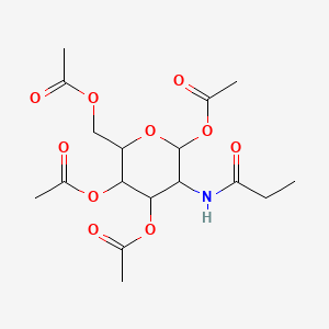 1,3,4,6-tetra-O-acetyl-2-deoxy-2-(propanoylamino)hexopyranose