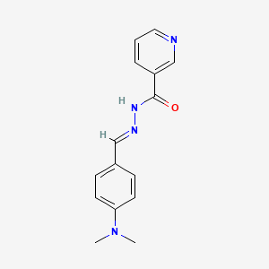 4-(Dimethylamino)benzaldehyde nicotinoyl hydrazone